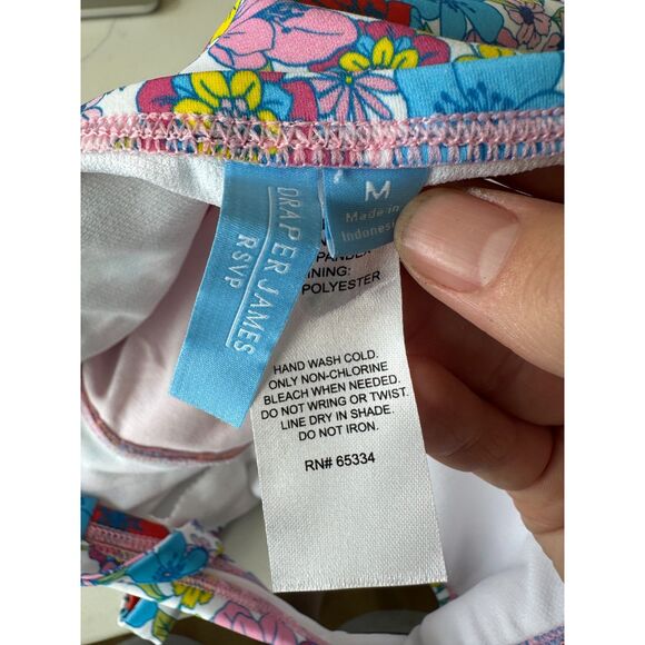 NWT Draper James Floral Halter Faux Wrap Swimdress Size Medium - Picture 6 of 10